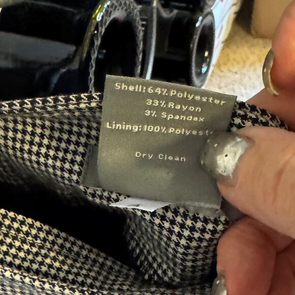 Ann Taylor Size 16 black n white pants - Picture 4 of 4